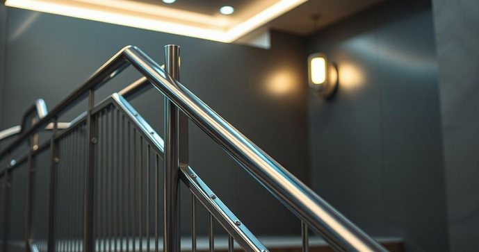 Corrimão de escada em inox: segurança e elegância para sua casa