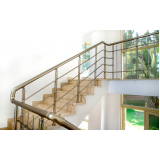 valor de corrimão de escada inox Santa Bárbara